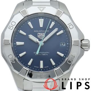 タグホイヤー(TAG Heuer)のタグ・ホイヤー アクアレーサー プロフェッショナル200 ソーラーグラフ 34mm Aquaracer WBP1311.BA0005 箱 保証書 SS ユニセックス時計 ブルー 仕上げ済 美品 【中古】(腕時計)