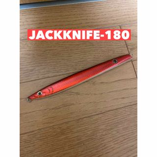 JACKKNIFE-180 メタルジグ 赤(ルアー用品)
