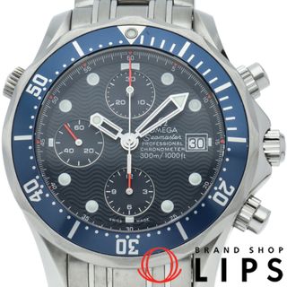 オメガ(OMEGA)のオメガ シーマスター300M クロノグラフ オートマチック 41.5mm Seamaster 300M Chronograph Automatic 41.5mm 2599.80 SS メンズ時計 ブルー 仕上げ済 美品 【中古】(その他)