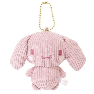 シナモロール(シナモロール)の【新品】 シナモロール ピンク コーデュロイ ボールチェーンマスコット(ぬいぐるみ)