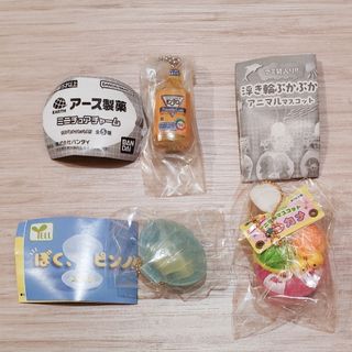ぼく、ピンノ!　浮き輪ぷかぷか　アース製薬　ミニチュアチャーム(その他)