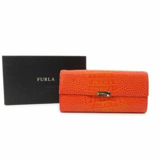 フルラ(FURLA)のフルラ FURLA 長財布 L字ファスナー クロコ型押し 30-25061111(財布)
