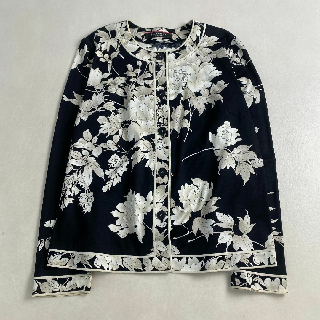 値下げ中、LEONARD、レオナール、長袖、夏、花柄、美品