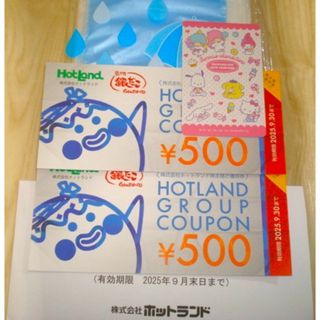 ホットランド 株主優待 1000円分 かわいいカード 銀だこ(その他)