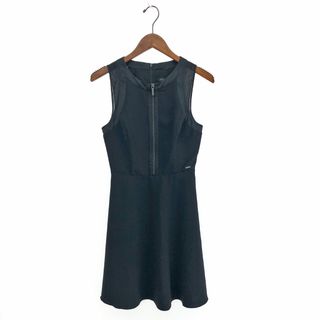 アルマーニエクスチェンジ(ARMANI EXCHANGE)のARMANI EXCHANGE アルマーニエクスチェンジ センタージップ ワンピース サイズ:2  ブラック  レディース 　240001148764(その他)