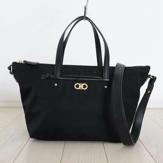 サルヴァトーレフェラガモ(Salvatore Ferragamo)のサルヴァトーレフェラガモ ガンチーニ 2WAY ナイロン トート バッグ(トートバッグ)