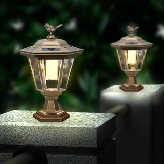 【特価セール】GWSOLAR【ソ－ラ－ランタン玄関灯 かわいい小鳥模様 Smar(ライト/ランタン)