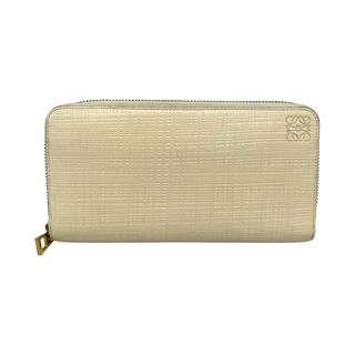 ロエベ(LOEWE)のロエベ LOEWE 長財布
 リネン アナグラム ベージュ レディース(財布)
