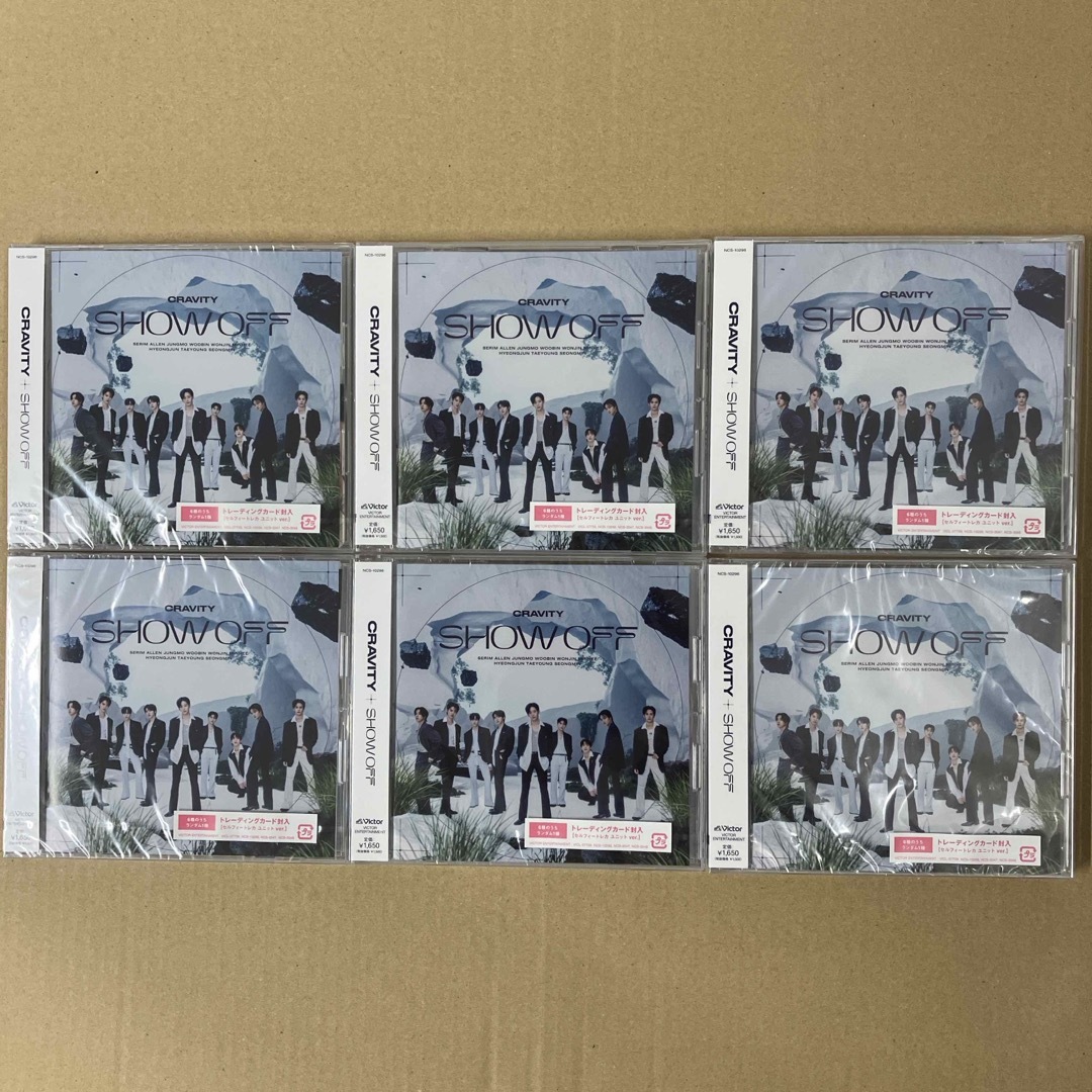CRAVITY クレビティSHOWOFF 未開封シングルアルバム 6枚 エンタメ/ホビーのCD(K-POP/アジア)の商品写真