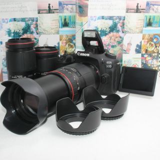 キヤノン(Canon)の❤️予備バッテリー付き❤️Canon EOS 90D 超望遠トリプルズーム❤️(デジタル一眼)
