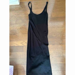 フォーエバートゥエンティーワン(FOREVER 21)のForever21♡ブラック キャミソール ロングタイトワンピース(ロングワンピース/マキシワンピース)