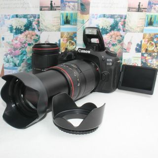 キヤノン(Canon)の❤️予備バッテリー付き❤️Canon EOS 90D 超望遠ダブルレンズ❤️(デジタル一眼)