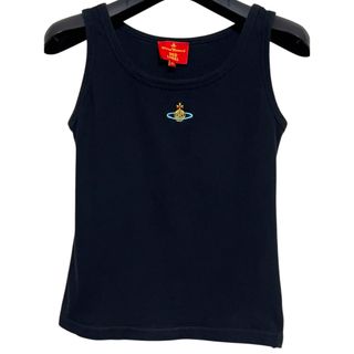 ヴィヴィアンウエストウッド(Vivienne Westwood)の美品　ヴィヴィアンウエストウッドレッドレーベル　オーブ刺繍　タンクトップ(タンクトップ)