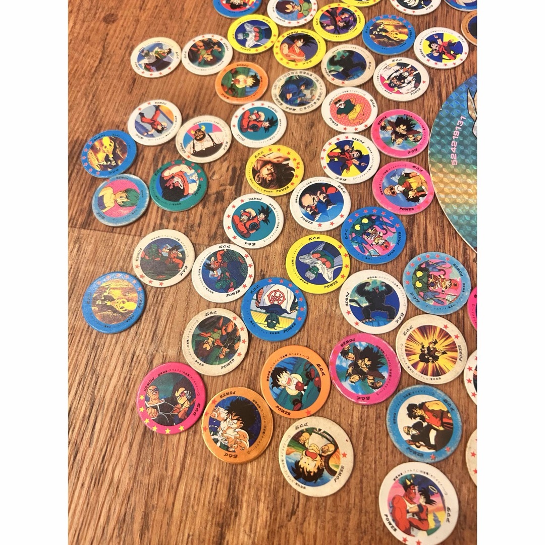 当時物 アマダ ドラゴンボールZ 厚丸面子 メンコ 複数 と 元箱 2
