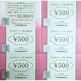JR九州 株主優待 500円券 30枚 15000円分 JR九州グループ株主優待(ショッピング)