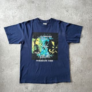 ヴィンテージ(VINTAGE)の90s 布袋寅泰×ジーザスジョーンズ ミュージックtシャツ USA製 ネイビー (Tシャツ/カットソー(半袖/袖なし))