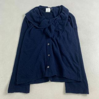 ワイズ(Y's)のワイズ　カーディガン　ヨウジヤマモ　変形　薄手ニット　襟　3 L相当(カーディガン)