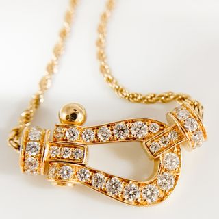 【中古】 フレッド FREDフォース10 ネックレス AU750 ミディアムモデル(ネックレス)