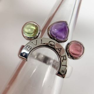 【中古】BVLGARI ブルガリ アレグラ リング K18WG 750 ホワイトゴールド 12号 指輪 アクセサリー(リング(指輪))