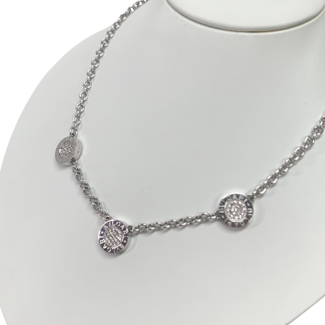 ブルガリ BVLGARI ブルガリブルガリ パヴェダイヤ ネックレス