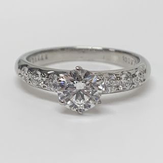 ミキモト(MIKIMOTO)の【中古】MIKIMOTO  ミキモト ダイヤモンド 0.5CT  リング  PT950(リング(指輪))
