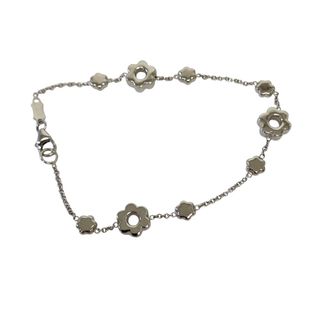 【中古】Ponte Vecchio ポンテヴェキオ　ホワイトゴールド　ブレスレット　K18WG(ブレスレット/バングル)