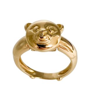 【中古】Van Cleef & Arpels　ヴァンクリーフ&アーペル リング 指輪兼ペンダントトップ  ベア クマ  K18YG(リング(指輪))
