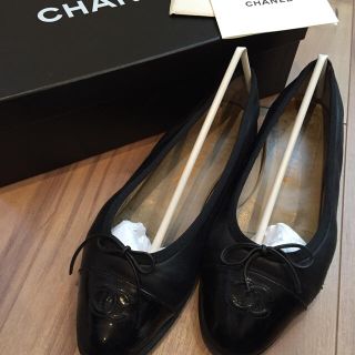 シャネル(CHANEL)の新宿伊勢丹購入 本物 CHANEL シャネル バレエシューズ 35H バレリーナ(バレエシューズ)