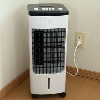 匿名配送 ボタン式冷風扇 COOLING FAN DMS-089-WH ホワイト