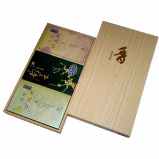 【特価セール】梅栄堂のお線香 好文木 聞きくらべ桐箱(その他)