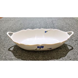 第一陶器　翔山　持ち手付き　楕円盛鉢(食器)
