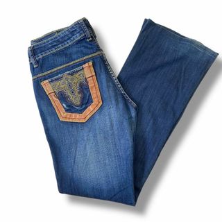 アンティークデニム(ANTIK DENIM)のy2k 00s ANTIK DENIM フレア ブーツカット デニム ローライズ(デニム/ジーンズ)