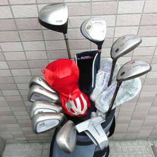 レディースゴルフセット 1W 　FW　UT　アイアン　パター　10本　右利き(クラブ)
