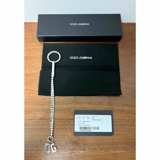 ドルチェアンドガッバーナ(DOLCE&GABBANA)の付属品付き DOLCE&GABBANA ロゴ付き クリスタル ストラップ(キーホルダー)