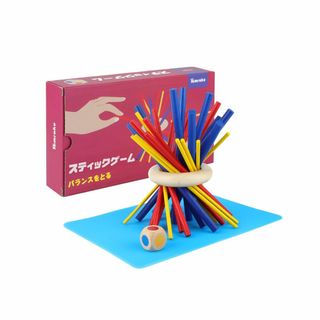 【数量限定】Homraku 木製バランスゲーム ボードゲーム 立体パズル 積み木(その他)