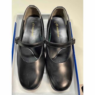 ムーンスター(MOONSTAR )のMOONSTAR 大阪信愛　ストラップシューズ23cm(ローファー/革靴)