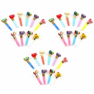 【特価商品】吹き戻し笛 応援ホイッスル 10/20/30個セット ロング約8cm