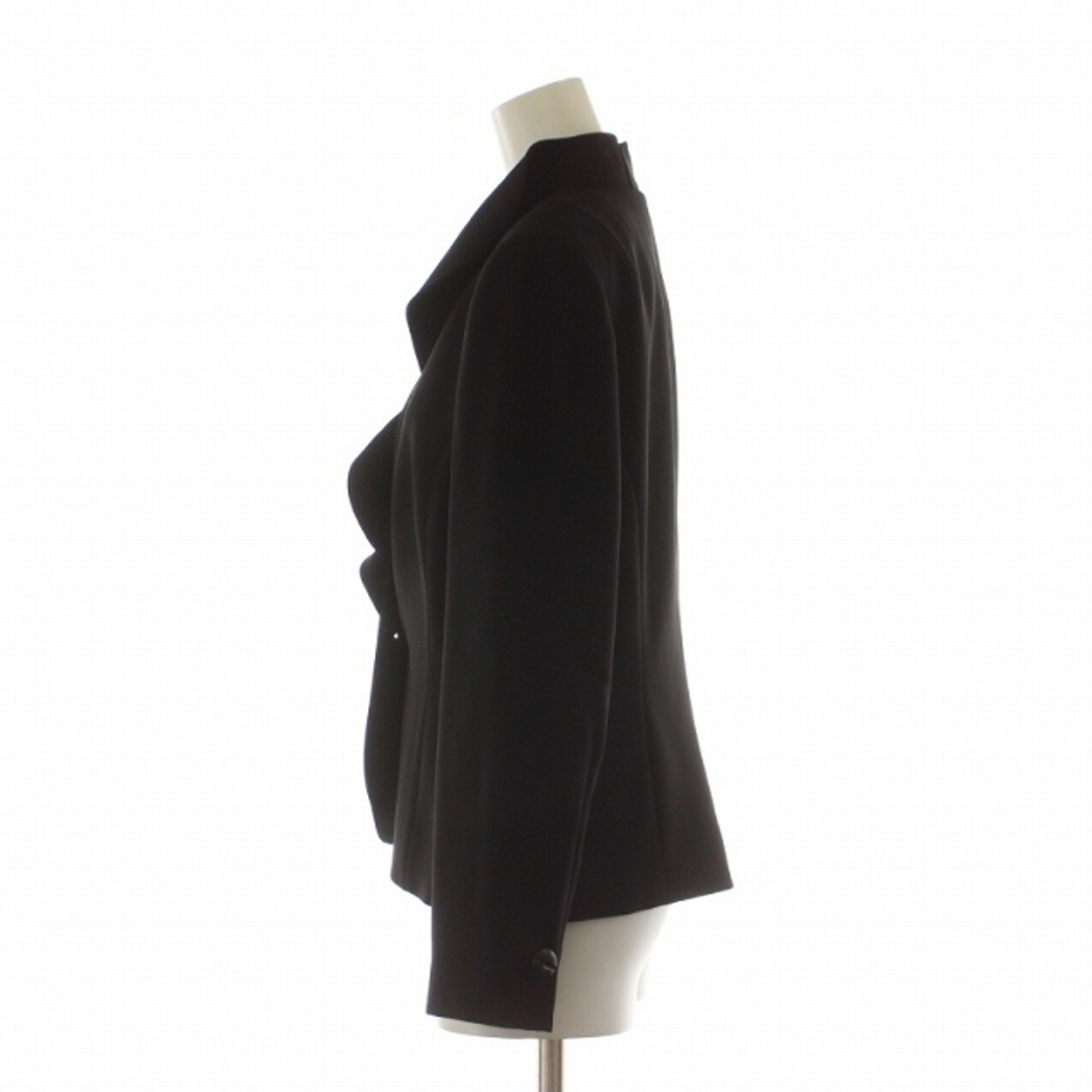 極美品】☆jun ashida ノーカラー 総柄 シルクジャケット L