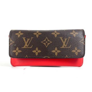 ルイヴィトン(LOUIS VUITTON)のルイヴィトン LOUIS VUITTON エテュイ・リュネット ウディ  GI0372 モノグラム 眼鏡ケース メガネ アイウェア ポーチ メガネケース モノグラムキャンバス レッド(ケース/ボックス)
