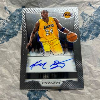 コービーブライアント　直筆サインカード kobe bryant prizm(シングルカード)