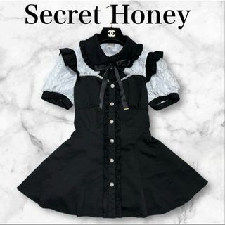 シークレットハニー(Secret Honey)の良品　Secret Honey ビスチェ切り替え　セットアップ　ハーフスリーブ(セット/コーデ)