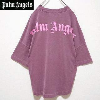パームエンジェルス(PALM ANGELS)の人気 定番 モデル パームエンジェルス ビッグ ロゴオーバーサイズ 半袖Ｔシャツ(Tシャツ/カットソー(半袖/袖なし))