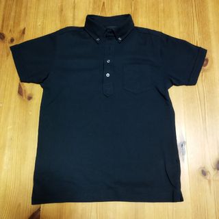 ユニクロ(UNIQLO)のユニクロ ポロシャツ　ブラック(ポロシャツ)