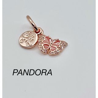 パンドラ(PANDORA)のPandoraチャーム❤︎ピンクバタフライ(チャーム)