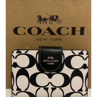 コーチアウトレット(COACH OUTLET)の新品　格安　COACH　折り財布　レディース(財布)