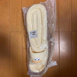 ビッグリップサンダル 大きな唇 キャラクター モンスター イエロー 日用品(サンダル)