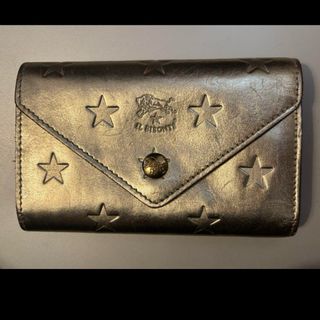 イルビゾンテ(IL BISONTE)のイルビゾンテ 三つ折財布 ゴールド星(折り財布)