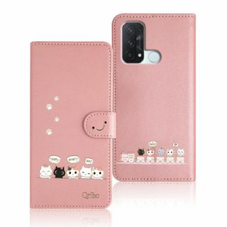 【色:ピンク_サイズ:Oppo Reno5A*6.5"】Qribo Oppo R(その他)