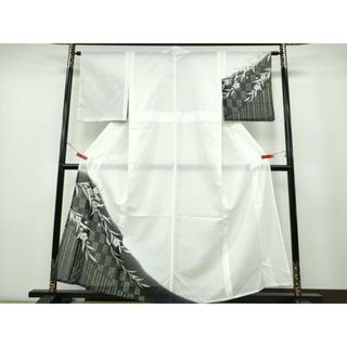 平和屋着物＊夏物　訪問着　絽　辻が花　洗える着物　CAAS0995ng(着物)