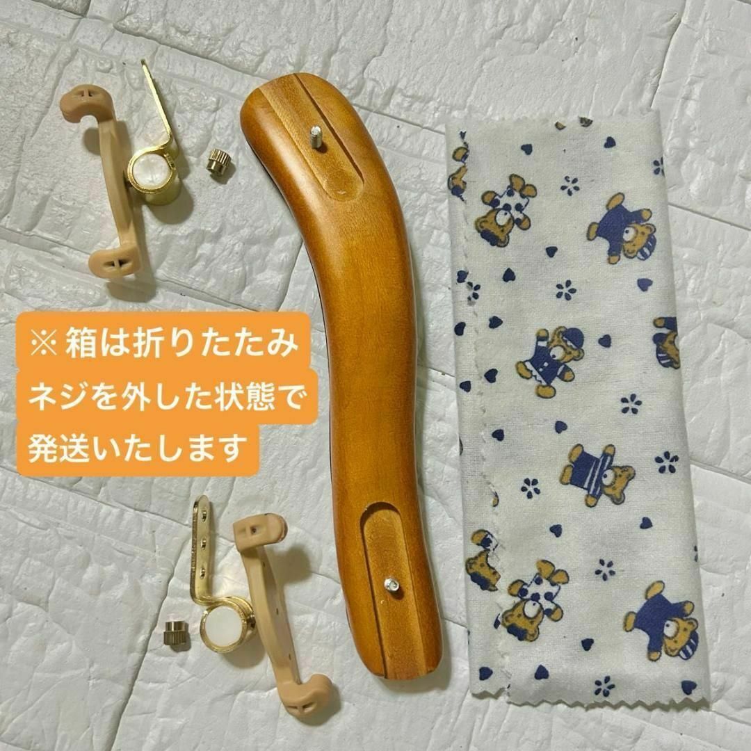 ヴァイオリン 肩当て バイオリン 肩当 木製 4/4 3/4 クロス付き 楽器の弦楽器(ヴァイオリン)の商品写真